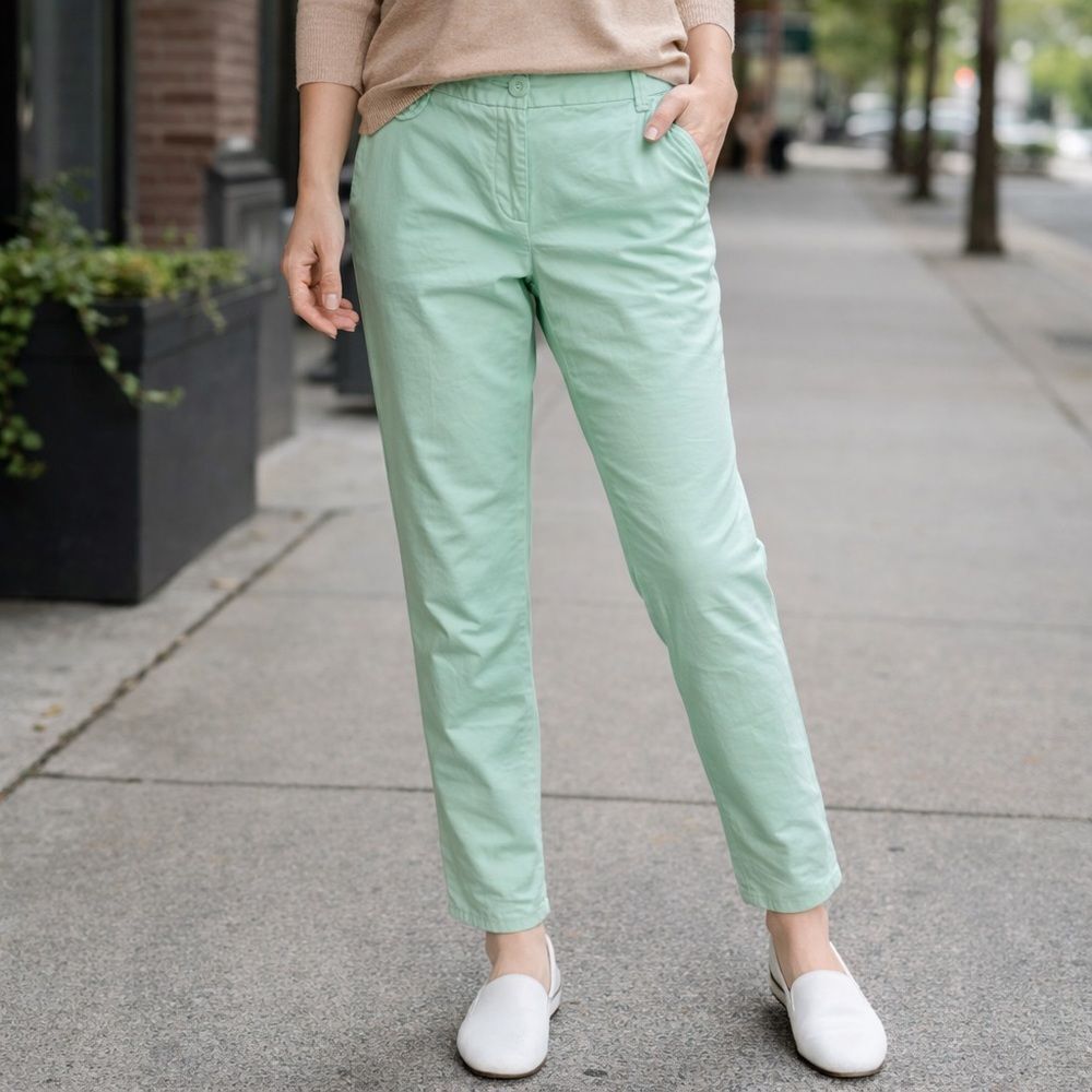 Tommy Hilfiger Classic Chinos 100% Cotton Mint Green